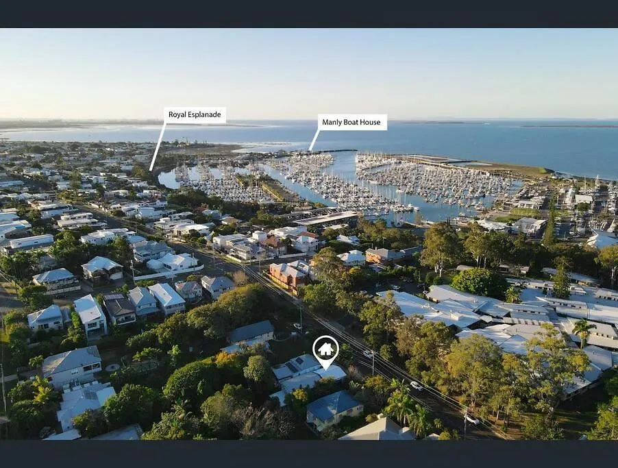 Vila Relaxation 2Br/1.5Ba House W Parking Near Beach Brisbane